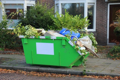 Graphic illustrating cookie categories and essentials for Parsons Green waste services